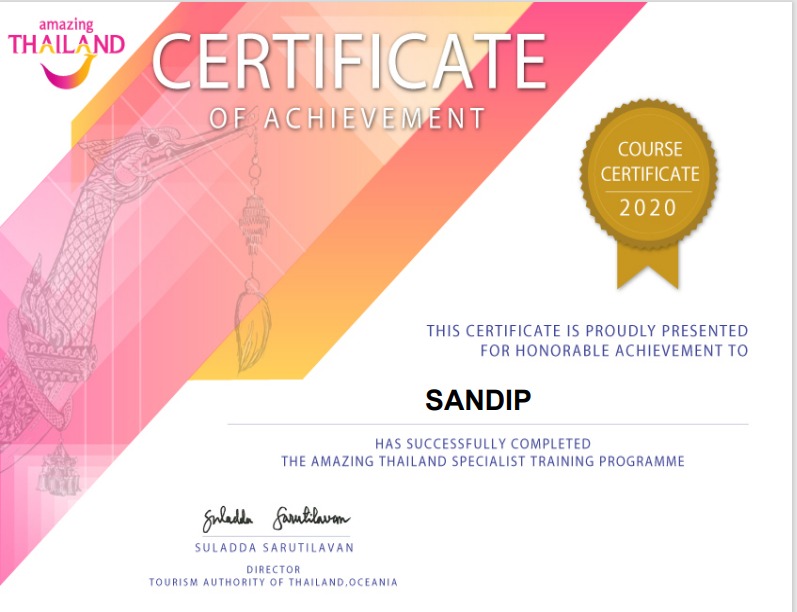 Thailand Specialist Programme